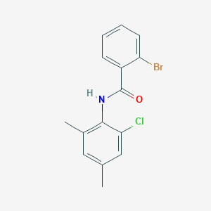 molecular formula C15H13BrClNO B285127 2-bromo-N-(2-chloro-4,6-dimethylphenyl)benzamide 