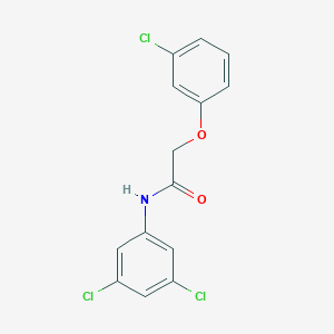 molecular formula C14H10Cl3NO2 B285130 2-(3-chlorophenoxy)-N-(3,5-dichlorophenyl)acetamide 