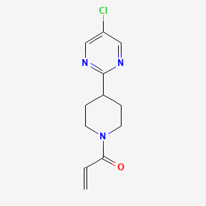 1-[4-(5-Chloropyrimidin-2-yl)piperidin-1-yl]prop-2-en-1-one