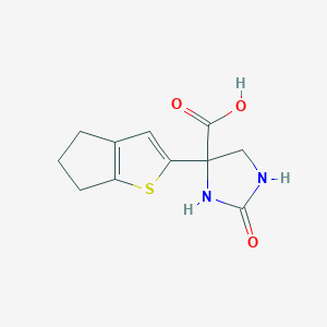 4-(5,6-Dihydro-4H-cyclopenta[b]thiophen-2-yl)-2-oxoimidazolidine-4-carboxylic acid