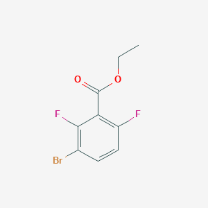 molecular formula C9H7BrF2O2 B2851350 Ethyl 3-bromo-2,6-difluorobenzoate CAS No. 1309933-04-7