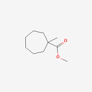 molecular formula C10H18O2 B2851367 Methyl 1-methylcycloheptane-1-carboxylate CAS No. 7362-77-8
