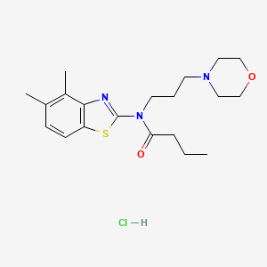 N-(4,5-dimethylbenzo[d]thiazol-2-yl)-N-(3-morpholinopropyl)butyramide hydrochloride