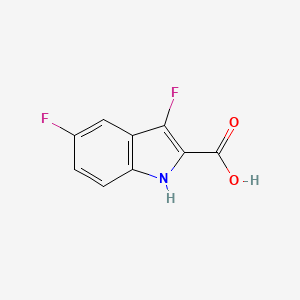 molecular formula C9H5F2NO2 B2851470 3,5-difluoro-1H-indole-2-carboxylic acid CAS No. 1553990-37-6