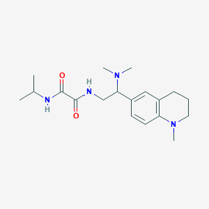 N1-(2-(dimethylamino)-2-(1-methyl-1,2,3,4-tetrahydroquinolin-6-yl)ethyl)-N2-isopropyloxalamide