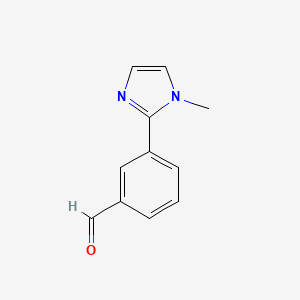 3-(1-Methyl-1H-imidazol-2-yl)benzaldehyde