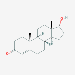 molecular formula C19H28O2 B028515 表雄酮 CAS No. 481-30-1