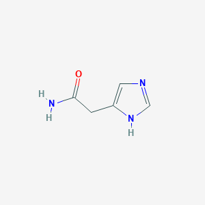 molecular formula C5H7N3O B2851591 1H-Imidazole-5-acetamide CAS No. 135200-62-3