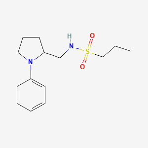 N-((1-phenylpyrrolidin-2-yl)methyl)propane-1-sulfonamide