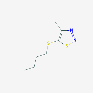 molecular formula C7H12N2S2 B2851663 5-丁基硫代-4-甲基噻二唑 CAS No. 338420-76-1