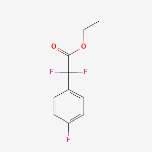 molecular formula C10H9F3O2 B2851665 2,2-二氟-2-(4-氟苯基)乙酸乙酯 CAS No. 175543-23-4