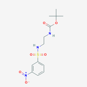 tert-butyl N-[2-(3-nitrobenzenesulfonamido)ethyl]carbamate
