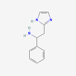 B2851698 2-(1H-imidazol-2-yl)-1-phenylethan-1-amine CAS No. 923105-35-5