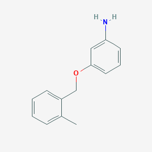 B2851702 3-[(2-Methylphenyl)methoxy]aniline CAS No. 686342-66-5