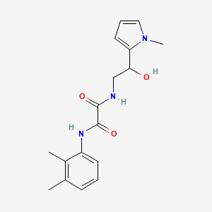 B2851704 N1-(2,3-dimethylphenyl)-N2-(2-hydroxy-2-(1-methyl-1H-pyrrol-2-yl)ethyl)oxalamide CAS No. 1448071-09-7