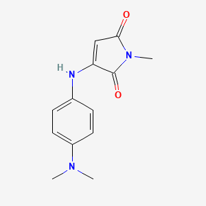 3-((4-(dimethylamino)phenyl)amino)-1-methyl-1H-pyrrole-2,5-dione