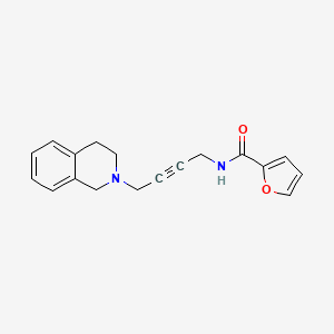 N-(4-(3,4-dihydroisoquinolin-2(1H)-yl)but-2-yn-1-yl)furan-2-carboxamide