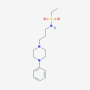 molecular formula C15H25N3O2S B2851821 N-(3-(4-phenylpiperazin-1-yl)propyl)ethanesulfonamide CAS No. 1209716-31-3