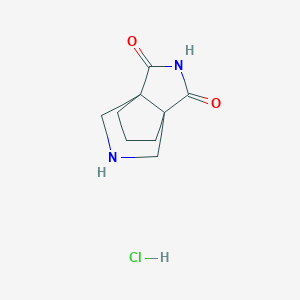 Dihydro-1H,4H-3a,6a-(methanoiminomethano)cyclopenta[c]pyrrole-1,3(2H)-dione hydrochloride
