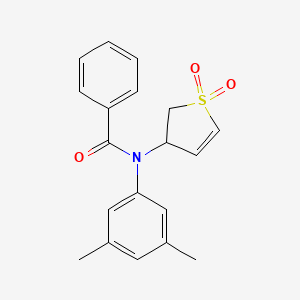 N-(3,5-dimethylphenyl)-N-(1,1-dioxido-2,3-dihydrothiophen-3-yl)benzamide