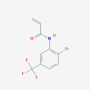 N-[2-bromo-5-(trifluoromethyl)phenyl]prop-2-enamide