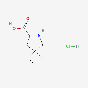 6-Azaspiro[3.4]octane-7-carboxylic acid hydrochloride