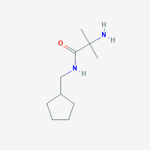 molecular formula C10H20N2O B2851937 2-amino-N-(cyclopentylmethyl)-2-methylpropanamide CAS No. 1249493-71-7