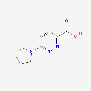 molecular formula C9H11N3O2 B2851940 6-吡咯烷-1-基哒嗪-3-羧酸 CAS No. 938137-33-8