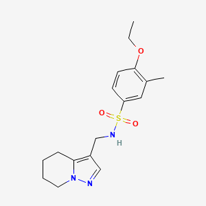 4-ethoxy-3-methyl-N-((4,5,6,7-tetrahydropyrazolo[1,5-a]pyridin-3-yl)methyl)benzenesulfonamide