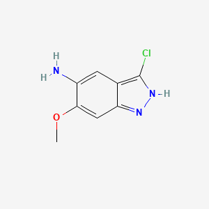 3-Chloro-6-methoxy-1H-indazol-5-amine
