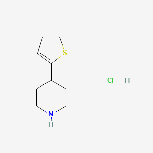 molecular formula C9H14ClNS B2851979 4-(2-噻吩基)哌啶盐酸盐 CAS No. 630116-60-8