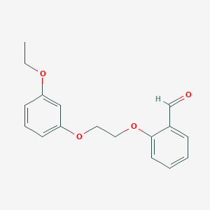 2-[2-(3-Ethoxyphenoxy)ethoxy]benzaldehyde