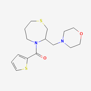 (3-(Morpholinomethyl)-1,4-thiazepan-4-yl)(thiophen-2-yl)methanone
