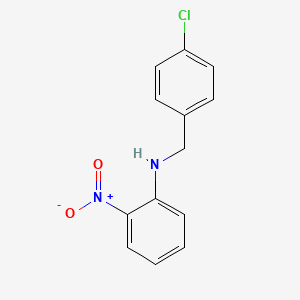 N-[(4-chlorophenyl)methyl]-2-nitroaniline