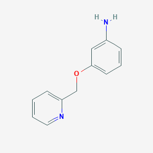 molecular formula C12H12N2O B2852034 3-(吡啶-2-基甲氧基)苯胺 CAS No. 105326-56-5