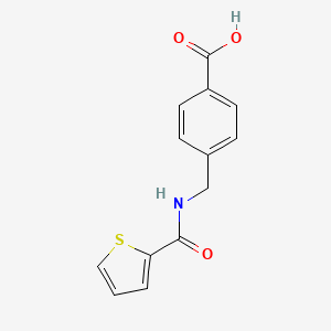 molecular formula C13H11NO3S B2852042 4-[(Thiophen-2-ylformamido)methyl]benzoic acid CAS No. 392716-12-0