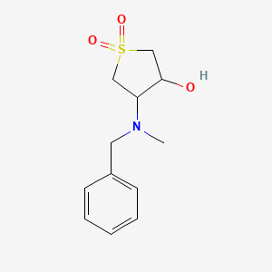 4-[Benzyl(methyl)amino]tetrahydrothiophene-3-ol 1,1-dioxide