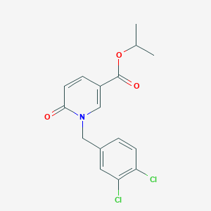 Isopropyl 1-(3,4-dichlorobenzyl)-6-oxo-1,6-dihydro-3-pyridinecarboxylate