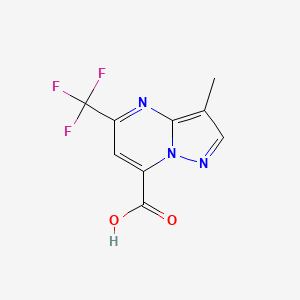 3-Methyl-5-(trifluoromethyl)pyrazolo[1,5-a]pyrimidine-7-carboxylic acid
