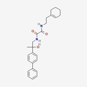 N1-(2-([1,1'-biphenyl]-4-yl)-2-hydroxypropyl)-N2-(2-(cyclohex-1-en-1-yl)ethyl)oxalamide