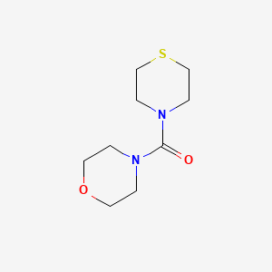 molecular formula C9H16N2O2S B2852110 4-(Thiomorpholine-4-carbonyl)morpholine CAS No. 1592824-26-4