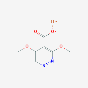 Lithium(1+) ion 3,5-dimethoxypyridazine-4-carboxylate