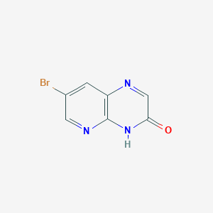 molecular formula C7H4BrN3O B2852115 7-Bromopyrido[3,2-b]pyrazin-3(4h)-one CAS No. 957107-12-9