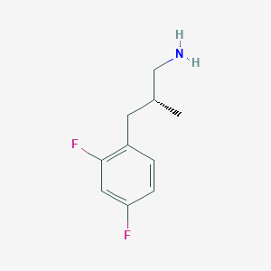 (2R)-3-(2,4-Difluorophenyl)-2-methylpropan-1-amine