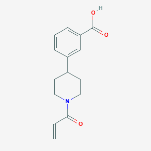 3-(1-Prop-2-enoylpiperidin-4-yl)benzoic acid