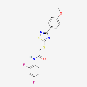 N-(2,4-difluorophenyl)-2-((3-(4-methoxyphenyl)-1,2,4-thiadiazol-5-yl)thio)acetamide