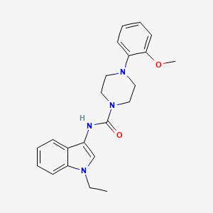 N-(1-ethyl-1H-indol-3-yl)-4-(2-methoxyphenyl)piperazine-1-carboxamide