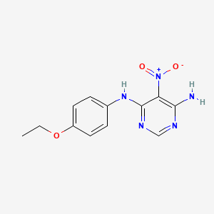N-(4-ethoxyphenyl)-5-nitropyrimidine-4,6-diamine