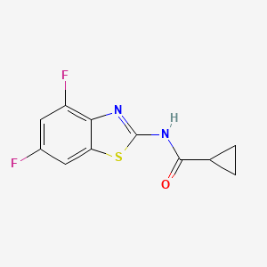 N-(4,6-difluorobenzo[d]thiazol-2-yl)cyclopropanecarboxamide
