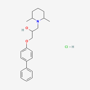 1-([1,1'-Biphenyl]-4-yloxy)-3-(2,6-dimethylpiperidin-1-yl)propan-2-ol hydrochloride